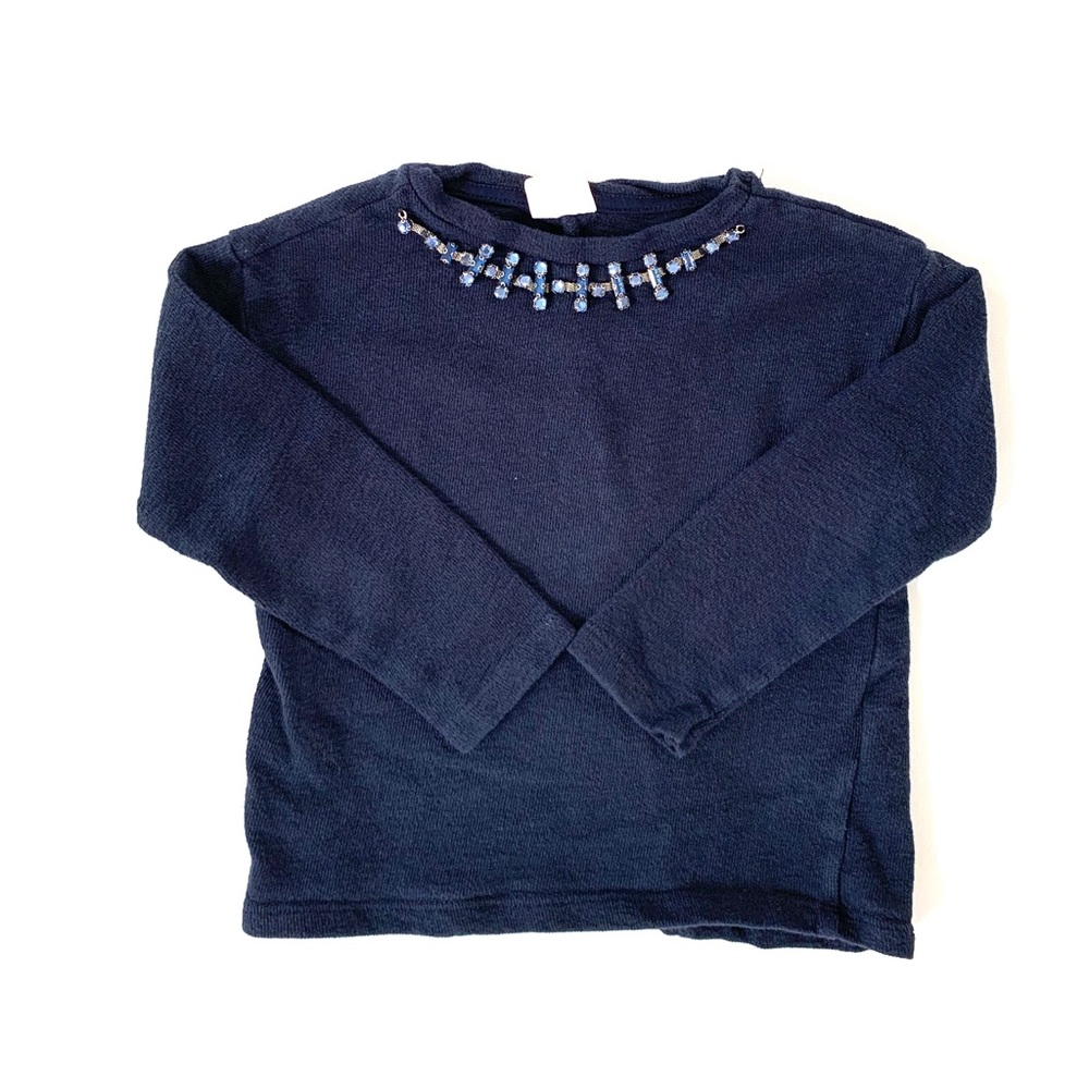 Zara Kids Toddler Girl Gem Sweatshirt